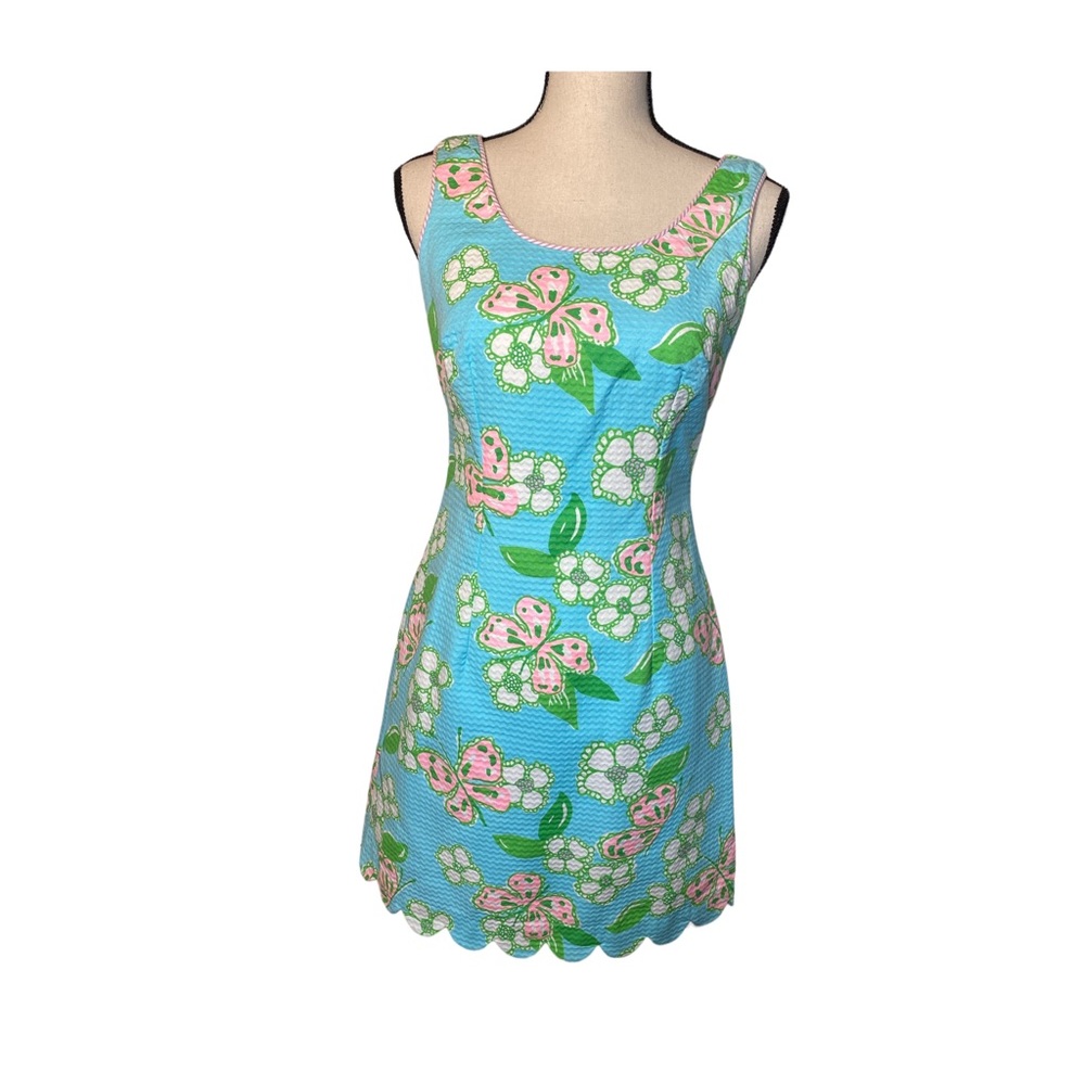 Lilly Pulitzer Blue Nina Dress Size: 2